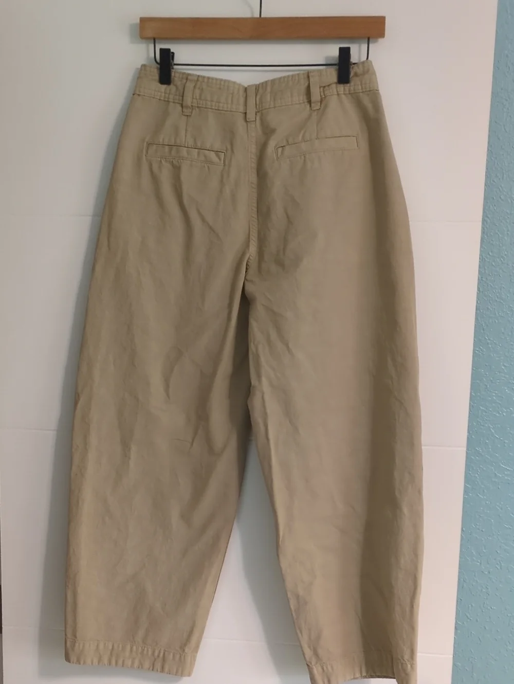 Everlane Mid Rise Wide-Leg Women's Barel Ankle Pantssummer Comfy Sz 2 Preppy